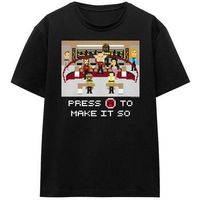 star trek camiseta make it so pixel para mujer