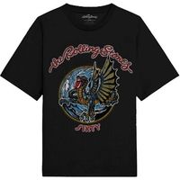 the rolling stones tops y camisetas sixty dragon globe para mujer