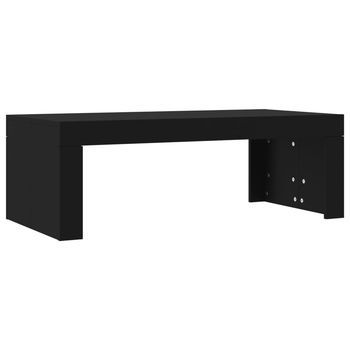 Mesa De Centro，mesa Auxiliar，mesa De Café Madera De Ingeniería Negro 102x50x36 Cm