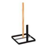 toallero de madera negro