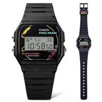 rreloj unisex casio pac-man f-91wpc-1jr jdm 382  352  85 mm pac-man 45 aniversario jdm mercado interior japones