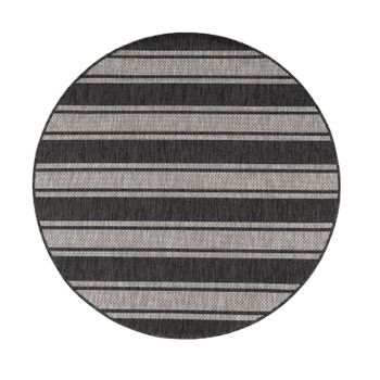Alfombras de interior y exterior Romana gris  200 cm redondo