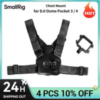soporte de pecho smallrig para dji osmo pocket 4  3 soporte de pecho de liberacion rapida para camara de accion con correa de arnes ajustable 6050