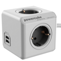 powercube extended usb 3m grey