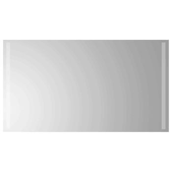 Espejo De Baño Led Transparente 90 X 50 Cm Vidrio Templado Vidaxl
