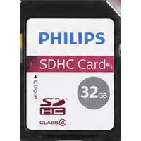 philips - tarjeta de memoria sdhc de 16 gb para camaras drones y dispositivos compatibles con velocidad clase 10 y uhs-i