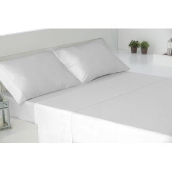 Juego Sábanas Cuatro Piezas 100% Algodón Blanco Cama 180cm Donegal Collections