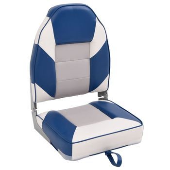 Silla De Barco Con Respaldo Alto Plegable 39x43x58 Cm Vidaxl