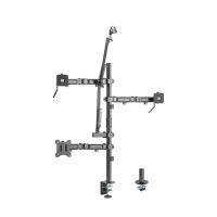 kimex streaming soporte de mesa para monitor luz camara y microfono de 17 a 32