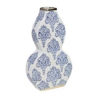 florero porcelana azulblanco
