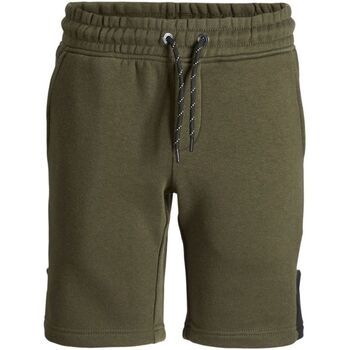 Jack & Jones Short niño 12200266 JPSTLOGO BLOCKING SWEAT SHORTS VG SN JNR FOREST NIGHT para niño