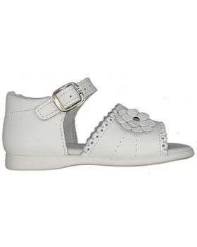 de HURAN SANDALIA PIEL NINA BLANCO