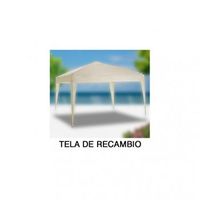 tela recambio para pergola plegable blanca