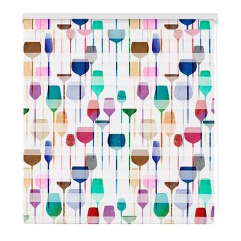 Estoralis - Estor Enrollable Noche Y Dias | Estampado Cocina | 110 X 180 Cm (ancho/alto) Tela 107 X 175 Cm | C-1225