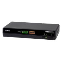 conmutador kvm seguro aten 2 puertos 5k displayporthdmi psd pp v40