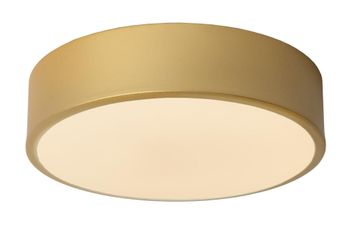 Lámpara de techo de acrílico con 1 led integrado, oro mate / latón