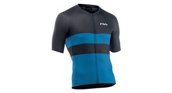 Maillot northwave blade air mangas cortas negro azul