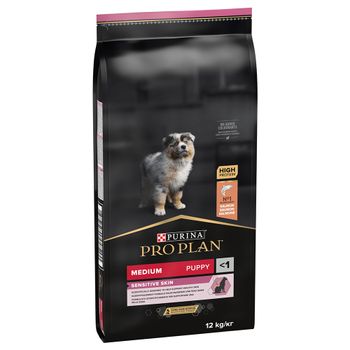 Purina Pro Plan Medium Puppy Sensitive Skin   - 12kg