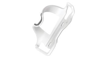 Lezyne flow cage sl jaula para botellas con entrada lateral mejorada  lado derecho  blanco
