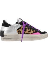 de crime london crime london sk8 deluxe wedge animal print 68