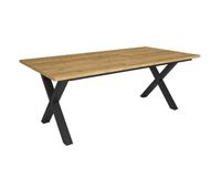 mesa comedor mesa fija cocina y salon 194x90x74cm para 10 comensales muebles comedor estilo industrial roble
