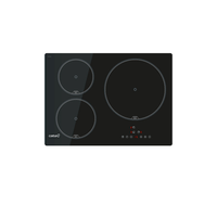 vitroceramica induccion cata ib 5003 bk 3 zonas coccion ancho 60 cm