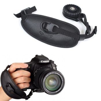 Kit para cámara Canon E2 Correa de cuero negra alta compatibilidad