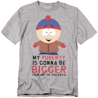 south park camiseta puberty para mujer