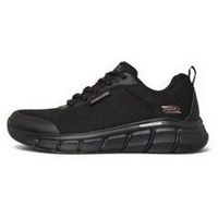 skechers zapatos de tacon waterproof bobs sport b flex negro para mujer