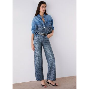 Liu Jo Jeans Jeans rectos con strass animal para mujer