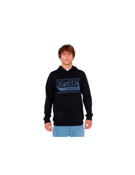 Sudadera Rip Curl Down The Line Hood Hombre Negro