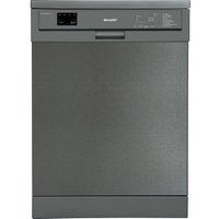sharp qw-dx26f41a full-size dishwasher - stainless steel stainless steel