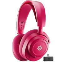 auriculares steelseries arctis nova 7 gen 2 inalambricos usbbluetooth gaming con cancelacion de ruido color magenta