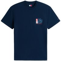 tommy jeans camiseta camiseta reg sign shift hombre para hombre