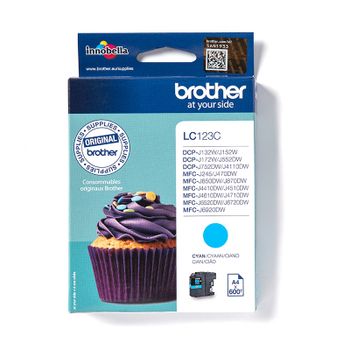 Brother LC123C Cyan Original Ink Cartridge
