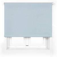 estor translucido premium a medida - estor translucido tamano 145x165 - estor enrollable color celeste  blindecor