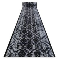 alfombra de pasillo con refuerzo de goma 100 cm romance gris 100x400 cm