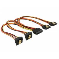 cable de alimentacion interna delock 03 m 4x sata a 1x sata