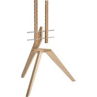 vogels next op1 950 mm tv stand with bracket - light oak