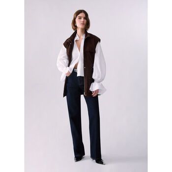 Liu Jo Jeans Jeans rectos con detalles en tejido para mujer