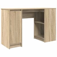 escritorio roble sonoma 120x42x76 cm madera de ingenieria vidaxl