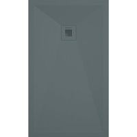 plato de ducha pizarra onda antracita  70x210 cm rejilla color