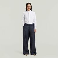 g-star raw pantalones d29956 e516 pleated chino-082 rinsed para mujer