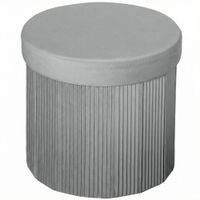 banco de almacenaje 38x38x38 cm gris oscuro