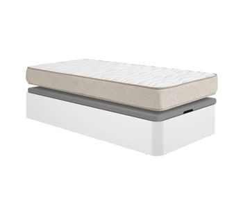 Pack ahorro juvenil canapé abatible round con colchón viscoelástico nova plus 90 x 190 cm