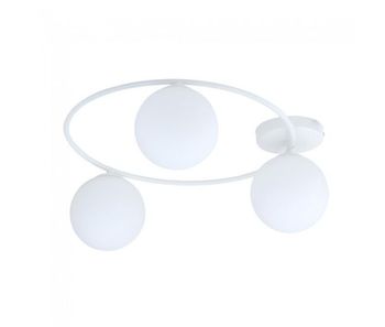 Plafón de techo sotelo ii opal 3 luces marca wonderlamp
