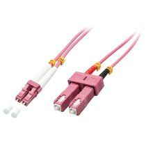 Lindy 46362 Cable de fibra Ã³ptica e InfiniBand 3 m LC SC Rosa