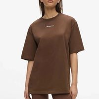 karl lagerfeld tops y camisetas b3w44018 essential contrast tee para mujer