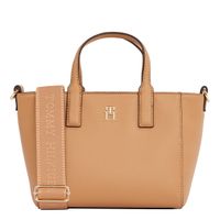 tommy hilfiger bolso soft logotape beige aw0aw16907-rbc