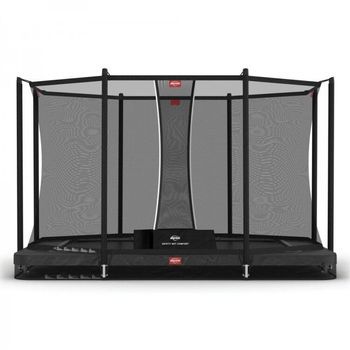 Cama Elástica Berg Inground Ultim Favorit 410 + Red Comfort Gris